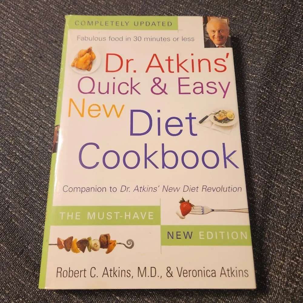 🔥 DR Atkins Quick and Easy New Diet Cookbook